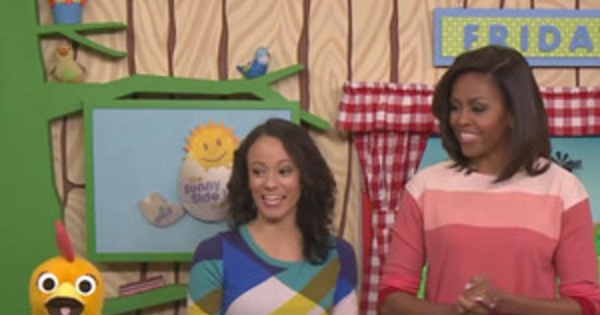 Michelle Obama Dances Again, Sings Birthday Song on Preschool Channel